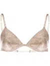 Drhope Crystal Bralette In Brown