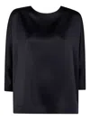 Drhope Button-fastening Satin Shirt In Black
