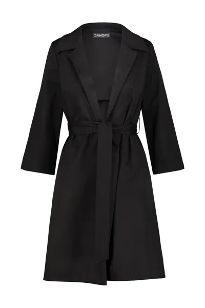 Drhope Caban Kimono In Black