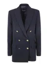 Drhope Double Breasted Jacket In Blue