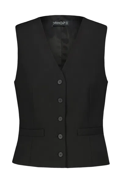 Drhope Classic Vest In Black