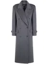 Drhope Coat Maxi "maxi Coat" In Gray