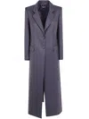 Drhope Herringbone Single-breasted Coat In Brown