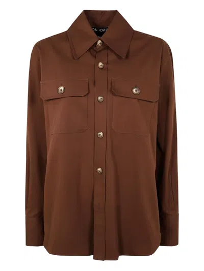 Drhope Cotton Jacket In Brown