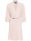 Drhope Tonal Stitching Crepe Cape In Rosa
