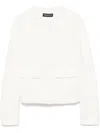 Drhope Crew-neck Jacket In White