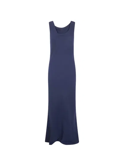 Drhope Crew-neck Maxi Dress In Blue