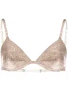 Drhope Crystal Bralette In Champagne