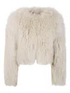 Drhope Dr. Hope Fur Jacket Clothing In Neutral