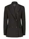 Drhope Double-breasted Blazer In Black