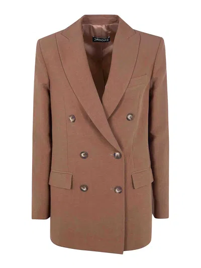 DRHOPE DOUBLE BREASTED BLAZER JACKET
