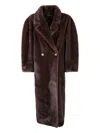 Drhope Dr. Hope Fake Fur Coat Clothing In Brown