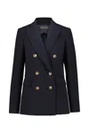 Drhope Double-breasted Blazer In Blue