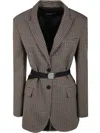 Drhope Dr. Hope Belted Jacket Clothing In Brown