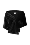 Drhope Dr. Hope Faux Fur Stoles Accessories In Black