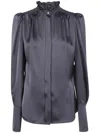 Drhope Dr. Hope Ruffled Shirt Clothing In Black
