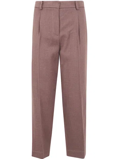 Drhope Elastic Waist Trousers In Purple