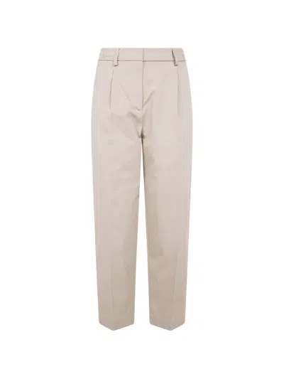 Drhope Elasticated-waistband Pleated Trousers In Multi