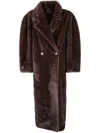 Drhope Fake Fur Coat In Red