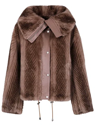 DRHOPE DRHOPE FAKE FUR JACKET