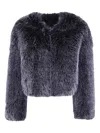 Drhope Dr. Hope Fake Fur Jacket Clothing In Purple