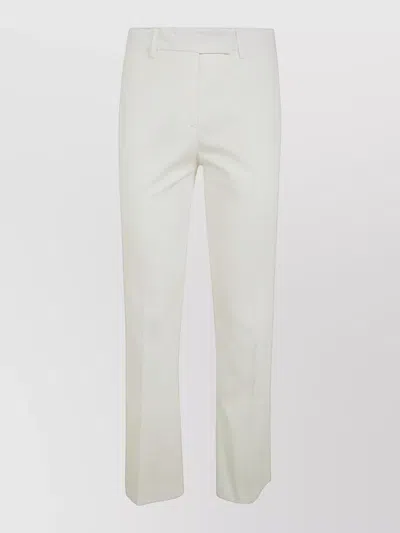 Drhope Flared Tailored Trousers In White