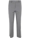 Drhope Flared Trousers In Medium Grey