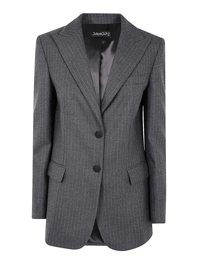 DRHOPE CHAQUETA CASUAL - GRIS