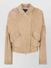 Drhope Leather Oversized Bomber Jacket