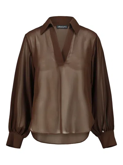 DRHOPE LONG-SLEEVED BLOUSE