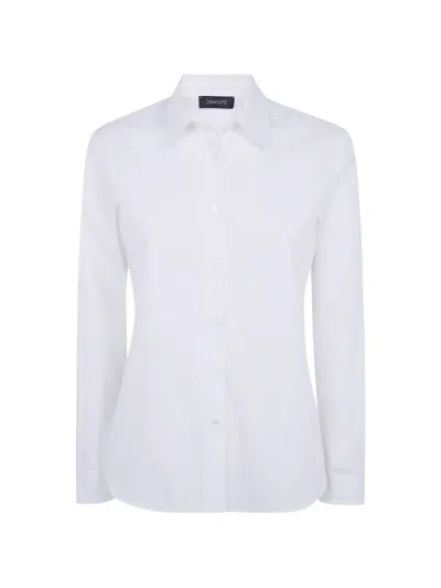 Drhope Long-sleeve Button-down Shirt In White