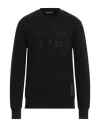 Drhope Man Sweatshirt Black Size L Cotton In Black