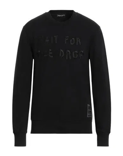 Drhope Man Sweatshirt Black Size L Cotton