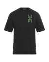 Drhope Man T-shirt Black Size Xl Cotton