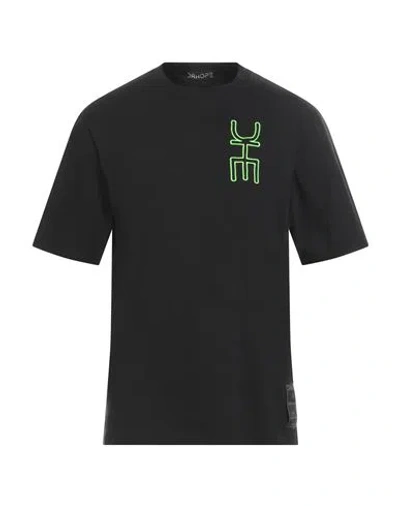 Drhope Man T-shirt Black Size Xl Cotton