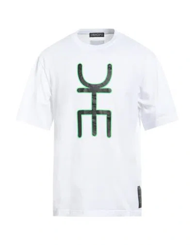 Drhope Man T-shirt White Size M Cotton