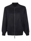 Drhope Maxi Bomber Jacket In Black