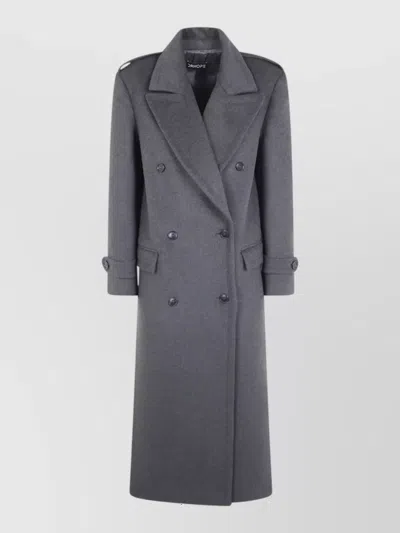 Drhope Maxi Coat In Gray
