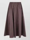 Drhope Midi A-line Skirt