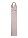 Drhope Node Long Dress In Nude & Neutrals