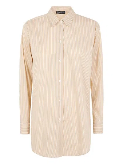 Drhope Over Denim Shirt In Sand