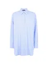 Drhope Oversized Classic Shirt In Blue