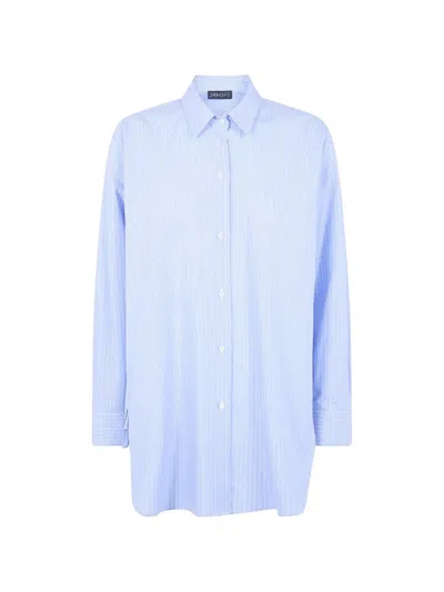 Drhope Oversized Classic Shirt In Blue
