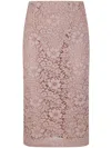 Drhope Pencil Midi Skirt In Pink
