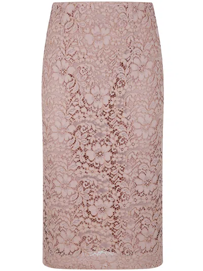 Drhope Pencil Midi Skirt In Pink