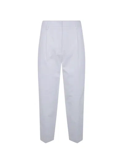 Drhope Pleated Elasticated-waist Trousers In Blue