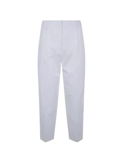 Drhope Pleated Elasticated-waist Trousers In Blue