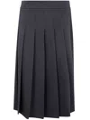 Drhope Pleated Mini Skirt In Black