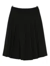 Drhope Pleated Skirt In Black
