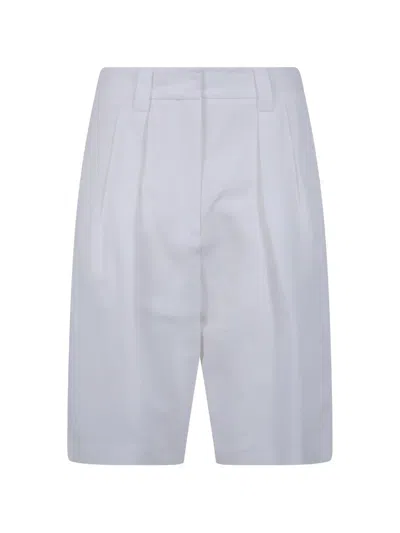 Drhope Pleated Trousers In White